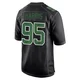 Men's Charles Harris ＃95 Philadelphia Eagles Black/Kelly Game Carbon Green Fashion Jersey