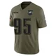 Men's Charles Harris ＃95 Philadelphia Eagles Olive Limited 2025 Salute to Service Jersey