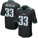 Men's Cooper DeJean ＃33 Philadelphia Eagles Black Game Alternate Jersey
