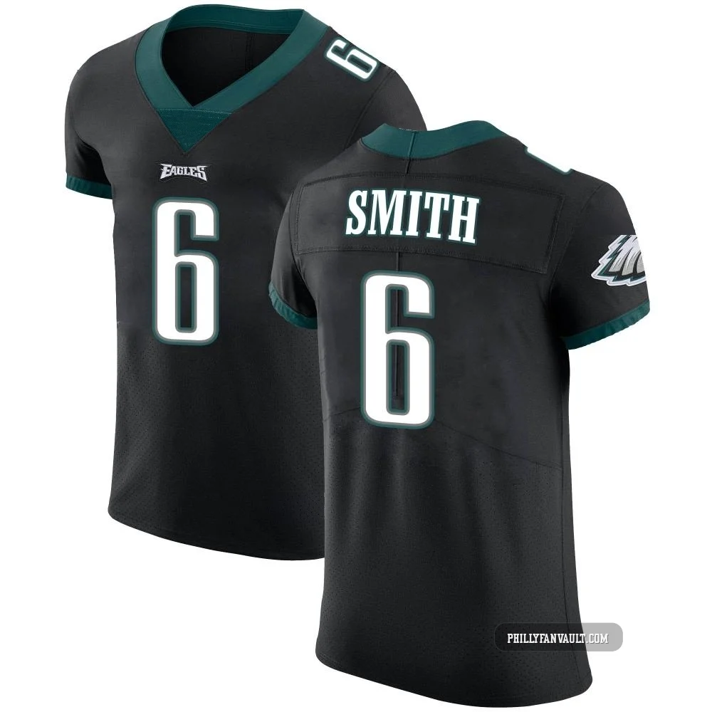 Men's DeVonta Smith ＃6 Philadelphia Eagles Black Elite Alternate Vapor Untouchable Jersey