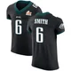 Men's DeVonta Smith ＃6 Philadelphia Eagles Black Elite Alternate Vapor Untouchable Super Bowl LIX Jersey