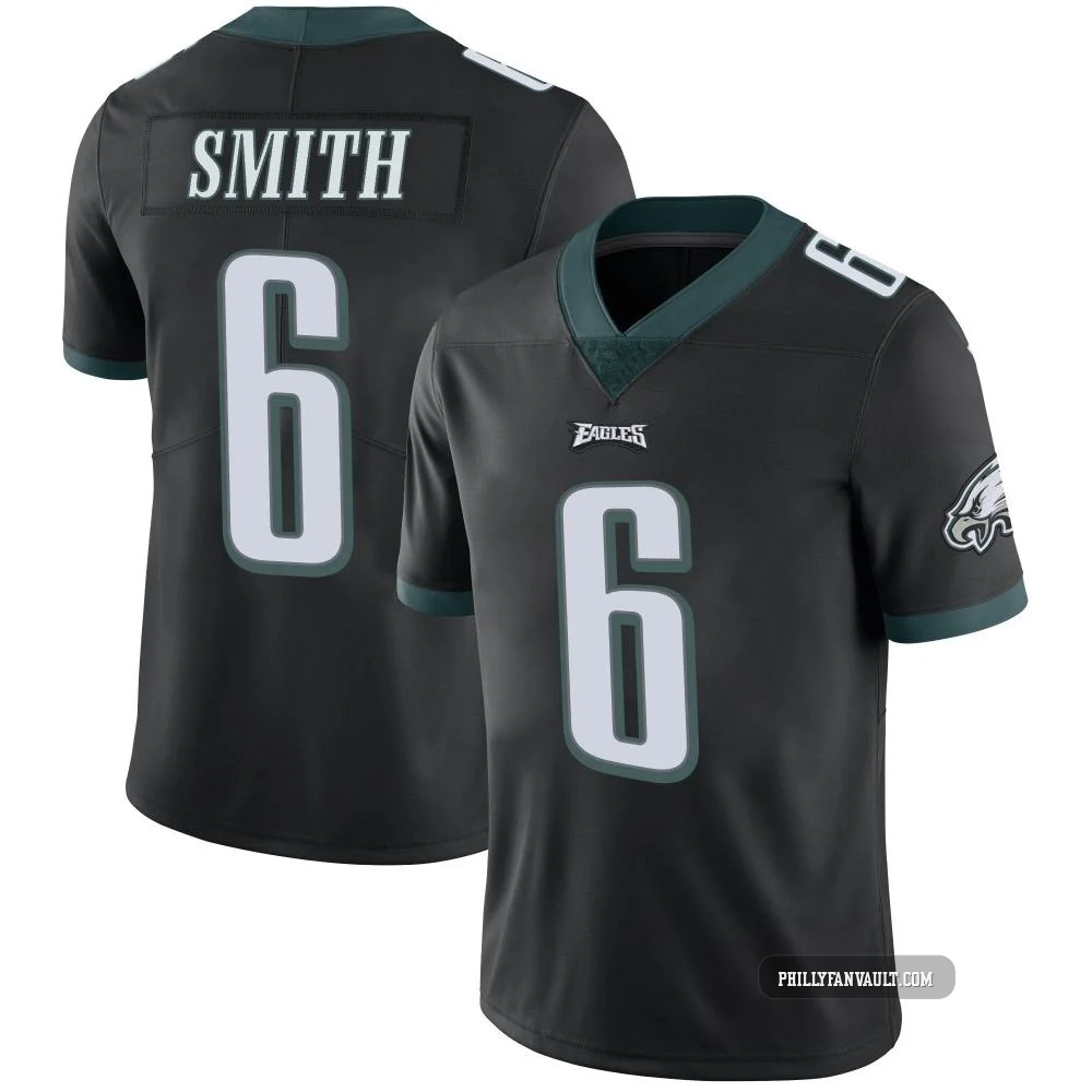 Men's DeVonta Smith ＃6 Philadelphia Eagles Black Limited Alternate Vapor Untouchable Jersey
