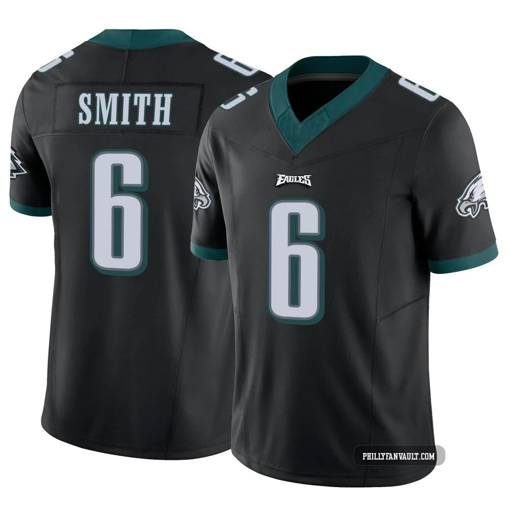 Men's DeVonta Smith ＃6 Philadelphia Eagles Black Limited Vapor F.U.S.E. Jersey
