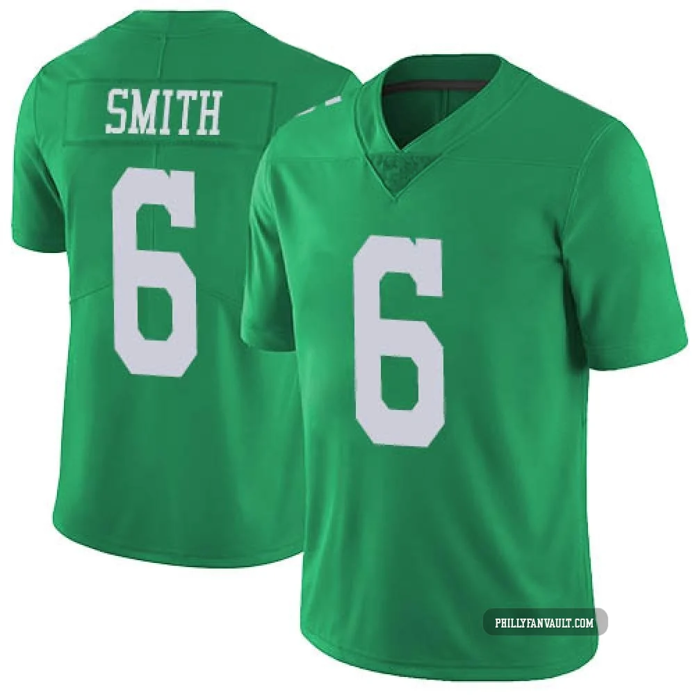 Men's DeVonta Smith ＃6 Philadelphia Eagles Green Limited Vapor Untouchable Jersey
