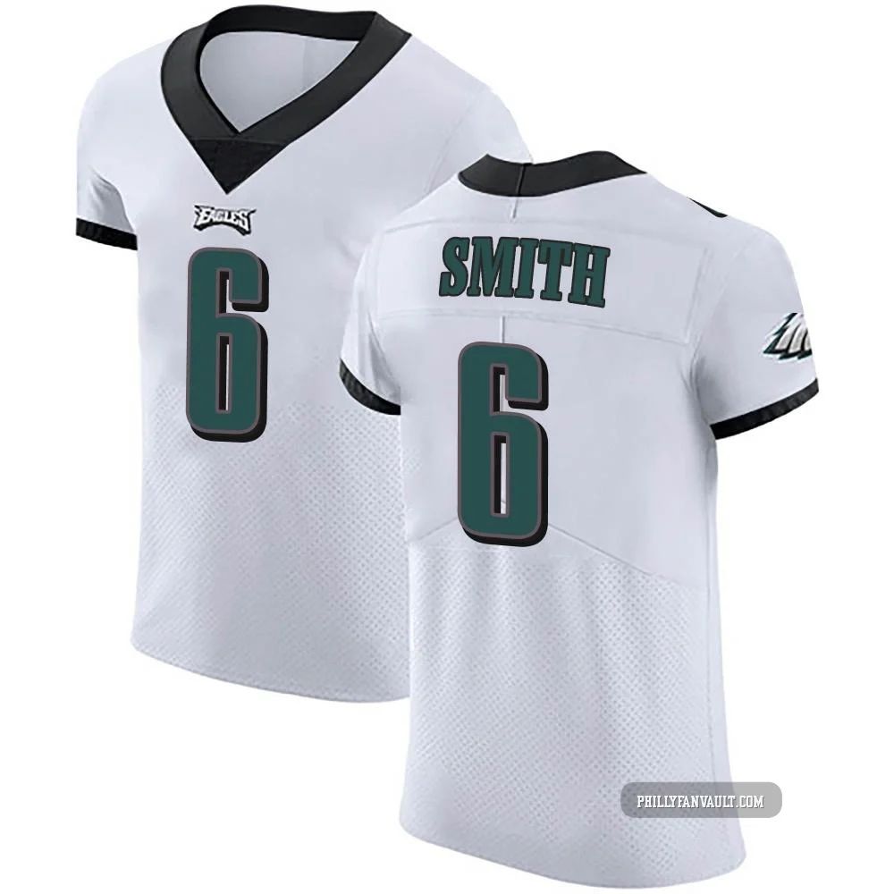 Men's DeVonta Smith ＃6 Philadelphia Eagles White Elite Vapor Untouchable Jersey