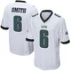 Men's DeVonta Smith ＃6 Philadelphia Eagles White Game Jersey