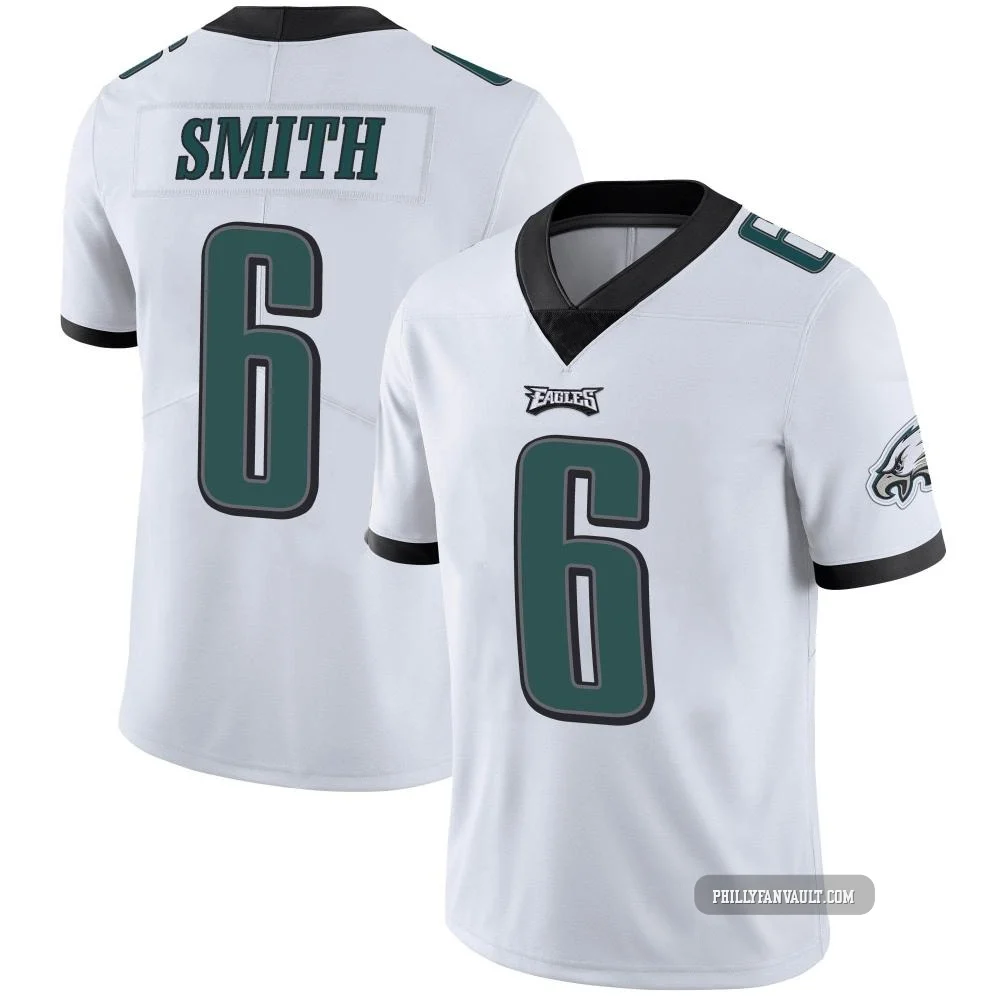 Men's DeVonta Smith ＃6 Philadelphia Eagles White Limited Vapor Untouchable Jersey