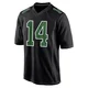 Men's Dorian Thompson-Robinson ＃14 Philadelphia Eagles Black/Kelly Game Carbon Green Fashion Jersey
