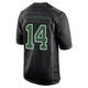 Men's Dorian Thompson-Robinson ＃14 Philadelphia Eagles Black/Kelly Game Carbon Green Fashion Jersey