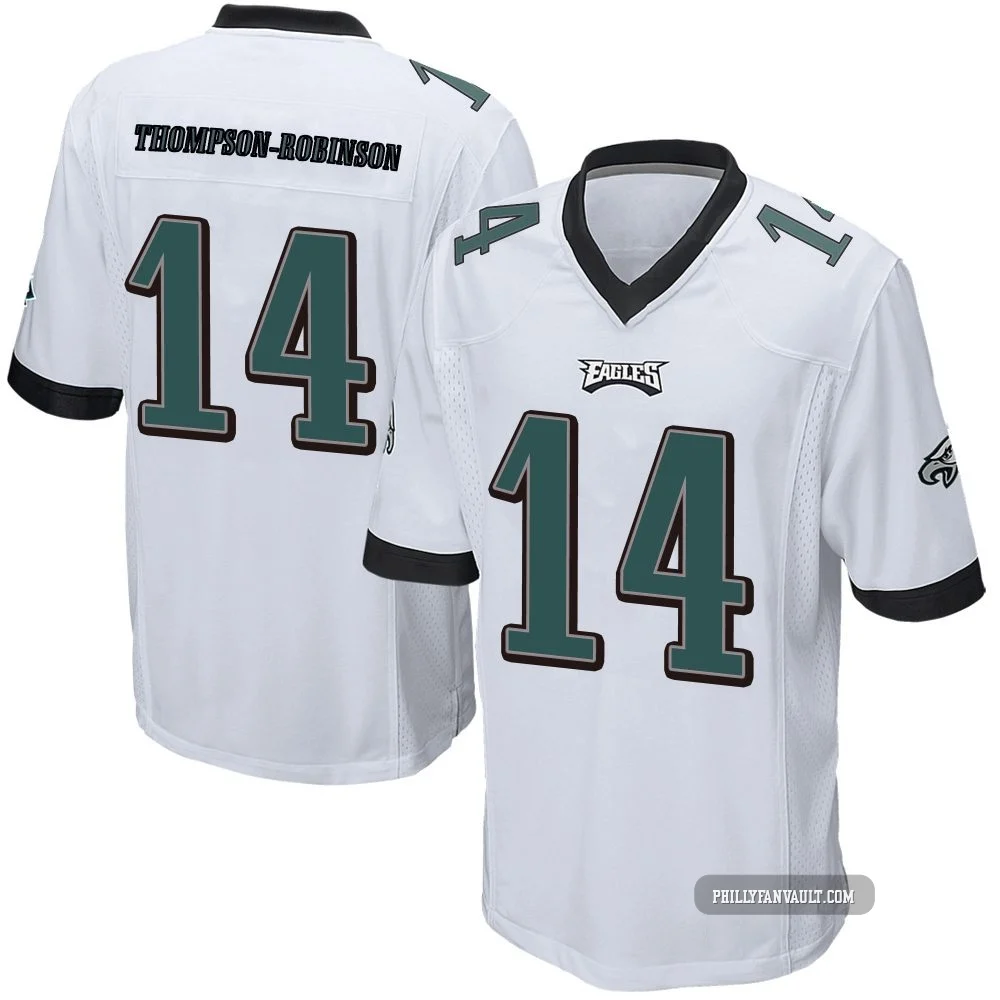 Men's Dorian Thompson-Robinson ＃14 Philadelphia Eagles White Game Jersey