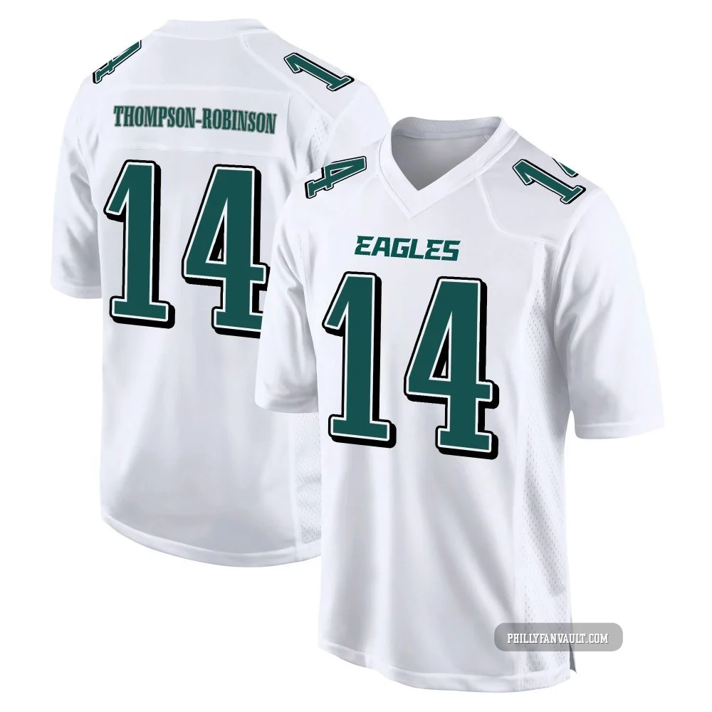 Men's Dorian Thompson-Robinson ＃14 Philadelphia Eagles White Game Tundra Fashion Jersey