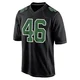 Men's Griffin Hebert ＃46 Philadelphia Eagles Black/Kelly Game Carbon Green Fashion Jersey