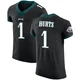 Men's Jalen Hurts ＃1 Philadelphia Eagles Black Elite Alternate Vapor Untouchable Jersey