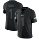Men's Jalen Hurts ＃1 Philadelphia Eagles Black Impact Limited Jersey