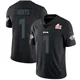 Men's Jalen Hurts ＃1 Philadelphia Eagles Black Impact Limited Super Bowl LIX Jersey