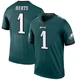 Men's Jalen Hurts ＃1 Philadelphia Eagles Green Legend Jersey