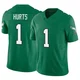 Men's Jalen Hurts ＃1 Philadelphia Eagles Green Limited Kelly Alternate Vapor F.U.S.E. Jersey
