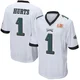 Men's Jalen Hurts ＃1 Philadelphia Eagles White Game Super Bowl LIX Jersey