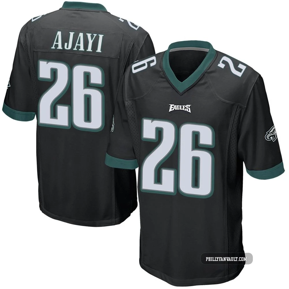 Men's Jay Ajayi ＃26 Philadelphia Eagles Black Game Alternate Jersey