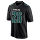 Men's Jay Ajayi ＃26 Philadelphia Eagles Black Game Carbon Fashion Jersey