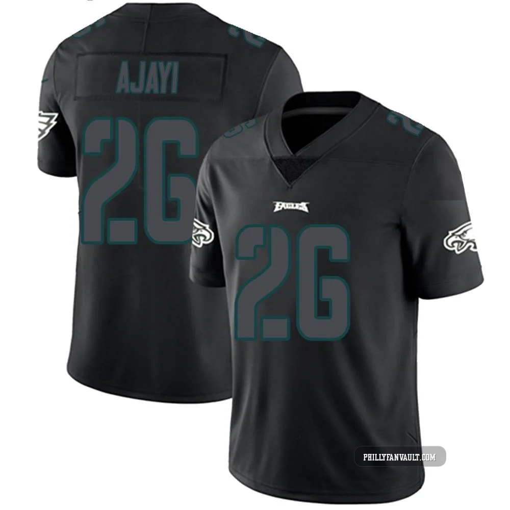 Men's Jay Ajayi ＃26 Philadelphia Eagles Black Impact Limited Jersey