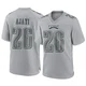 Men's Jay Ajayi ＃26 Philadelphia Eagles Gray Game Atmosphere Fashion Jersey