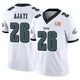 Men's Jay Ajayi ＃26 Philadelphia Eagles White Limited Vapor F.U.S.E. Super Bowl LIX Jersey