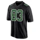 Men's Kylen Granson ＃83 Philadelphia Eagles Black/Kelly Game Carbon Green Fashion Jersey