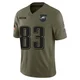 Men's Kylen Granson ＃83 Philadelphia Eagles Olive Limited 2025 Salute to Service Jersey