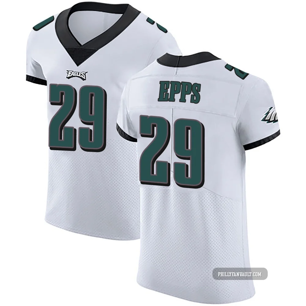 Men's Marcus Epps ＃29 Philadelphia Eagles White Elite Vapor Untouchable Jersey
