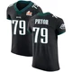 Men's Matt Pryor ＃79 Philadelphia Eagles Black Elite Alternate Vapor Untouchable Super Bowl LIX Jersey