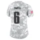 Women's DeVonta Smith ＃6 Philadelphia Eagles Arctic Camo Limited 2024 Salute to Service Jersey