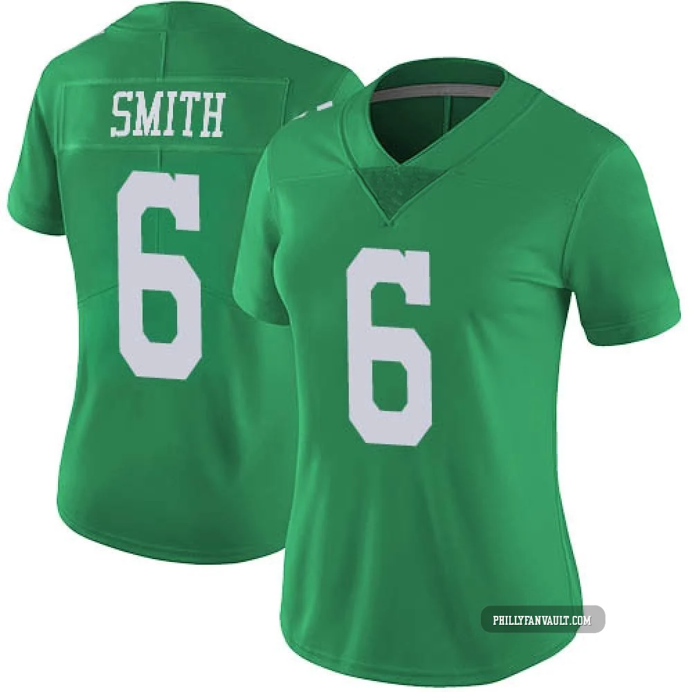 Women's DeVonta Smith ＃6 Philadelphia Eagles Green Limited Vapor Untouchable Jersey
