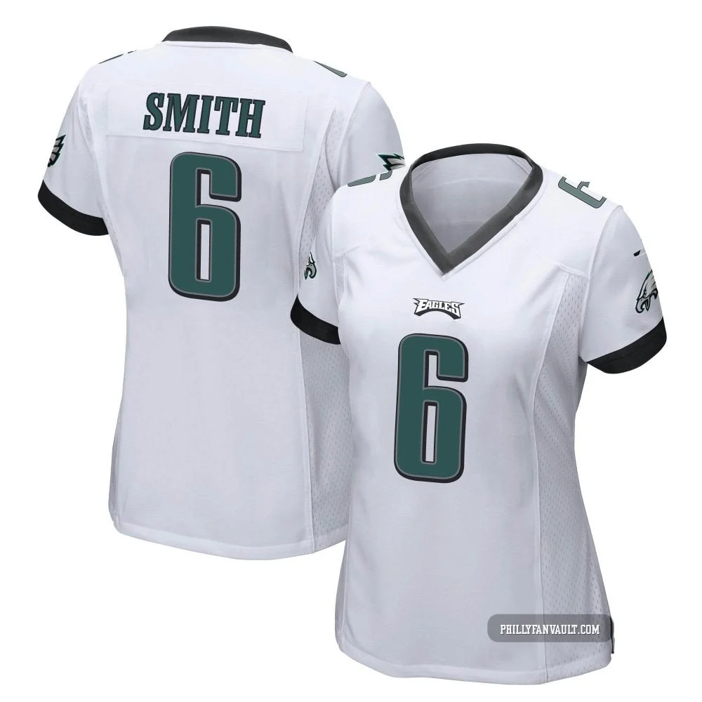 Women's DeVonta Smith ＃6 Philadelphia Eagles White Game Jersey