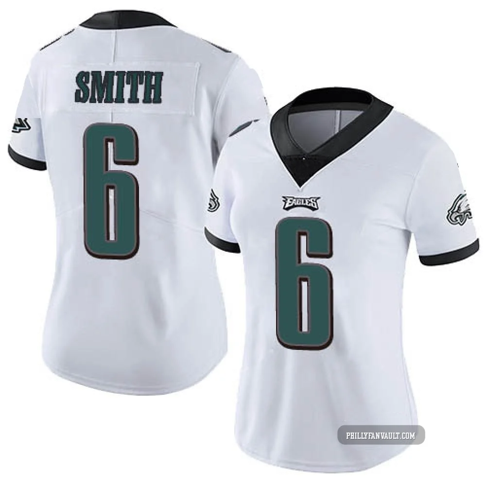 Women's DeVonta Smith ＃6 Philadelphia Eagles White Limited Vapor Untouchable Jersey