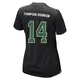 Women's Dorian Thompson-Robinson ＃14 Philadelphia Eagles Black/Kelly Game Carbon Green Fashion Jersey
