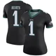 Women's Jalen Hurts ＃1 Philadelphia Eagles Black Legend Color Rush Jersey