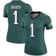 Women's Jalen Hurts ＃1 Philadelphia Eagles Green Legend Jersey