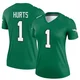 Women's Jalen Hurts ＃1 Philadelphia Eagles Green Legend Kelly Alternate Jersey