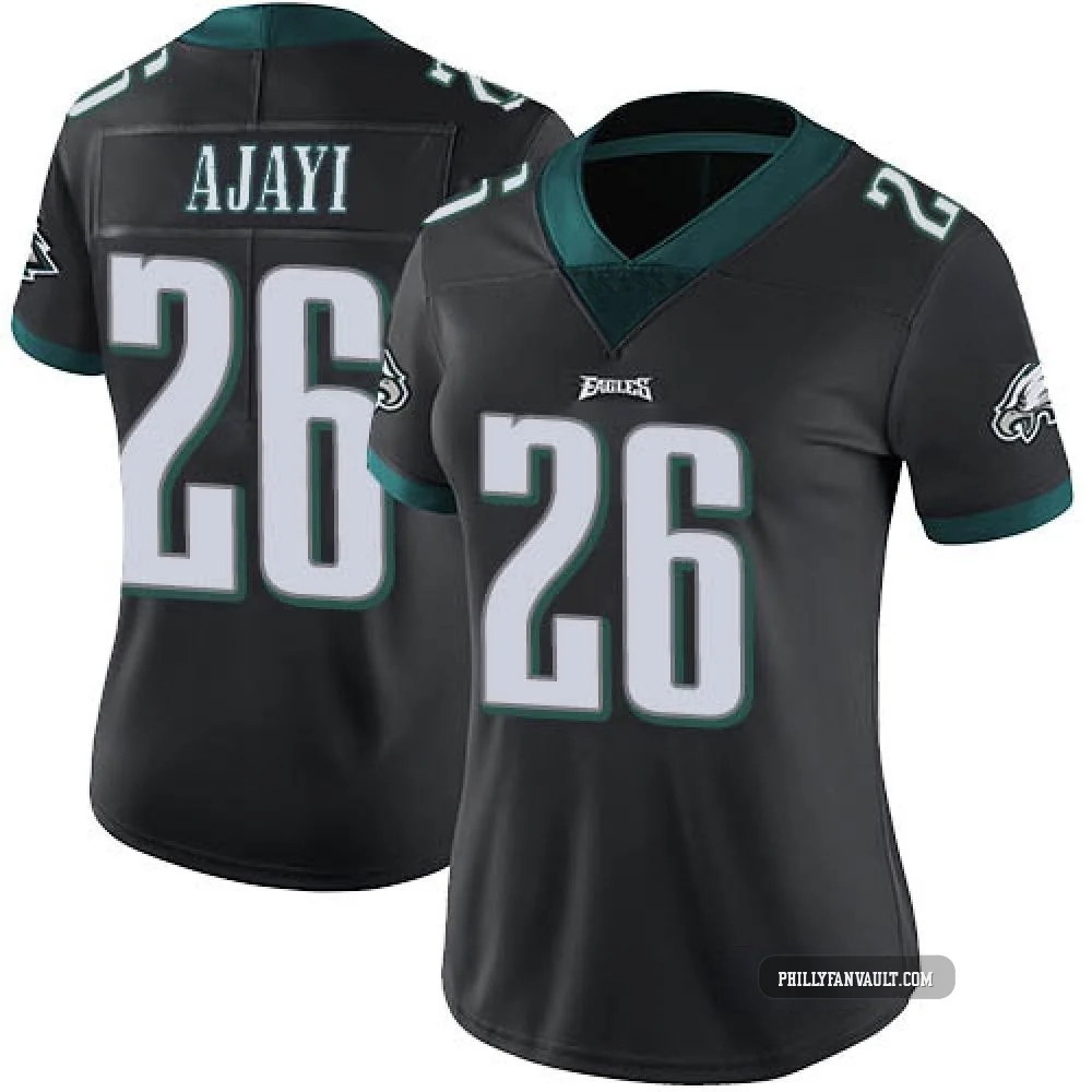 Women's Jay Ajayi ＃26 Philadelphia Eagles Black Limited Alternate Vapor Untouchable Jersey