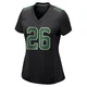 Women's Jay Ajayi ＃26 Philadelphia Eagles Black/Kelly Game Carbon Green Fashion Jersey