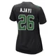 Women's Jay Ajayi ＃26 Philadelphia Eagles Black/Kelly Game Carbon Green Fashion Jersey