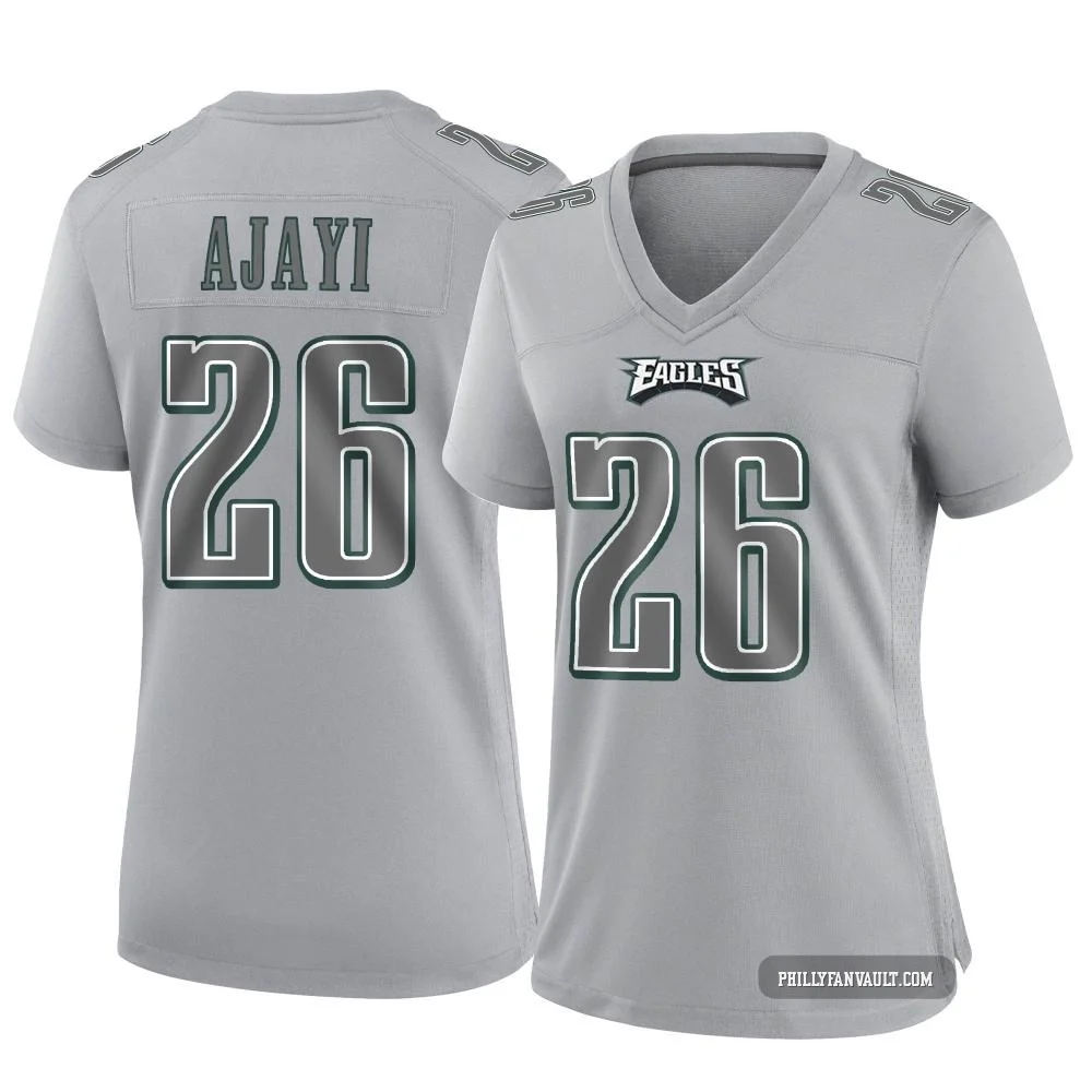Women's Jay Ajayi ＃26 Philadelphia Eagles Gray Game Atmosphere Fashion Jersey