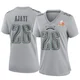 Women's Jay Ajayi ＃26 Philadelphia Eagles Gray Game Atmosphere Fashion Super Bowl LIX Jersey