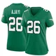 Women's Jay Ajayi ＃26 Philadelphia Eagles Green Game Kelly Alternate Jersey