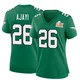 Women's Jay Ajayi ＃26 Philadelphia Eagles Green Game Kelly Alternate Super Bowl LIX Jersey