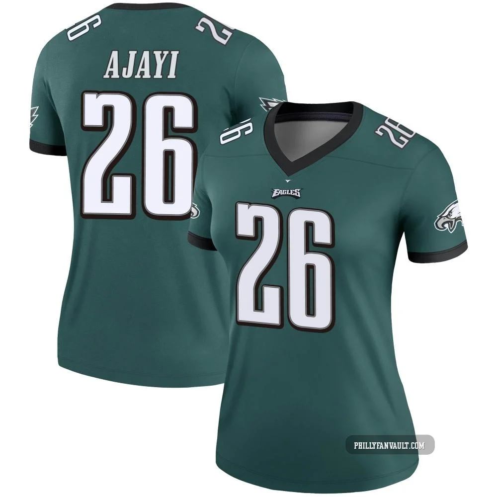 Women's Jay Ajayi ＃26 Philadelphia Eagles Green Legend Jersey