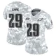 Women's Marcus Epps ＃29 Philadelphia Eagles Arctic Camo Limited 2024 Salute to Service Jersey
