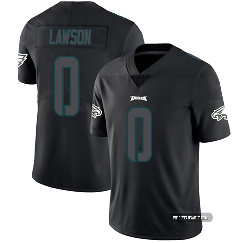 Youth Deontae Lawson ＃0 Philadelphia Eagles Black Impact Limited Jersey