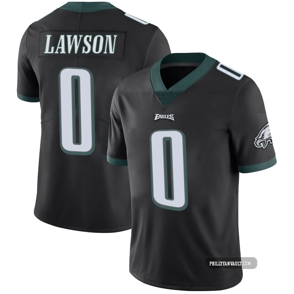 Youth Deontae Lawson ＃0 Philadelphia Eagles Black Limited Alternate Vapor Untouchable Jersey